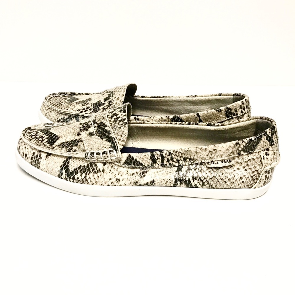 Cole Haan: Snakeskin Slip On Sneakers